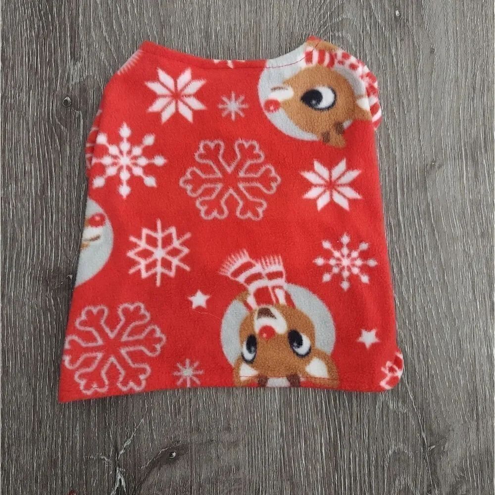 Rudolph The Red-Nosed Reindeer Christmas Pet Dog Sweater Small